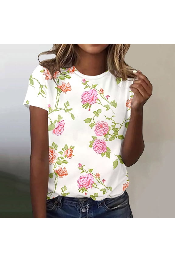 St. Patrick's Day Print Short Sleeve T Shirt For Women Graphic Tee For Holiday Celebration Long Sleeve Shirts for Women Trendy Tech Pack Athletic Long Sleeve Shirt Women Long Sleeve Shirts Tall Long