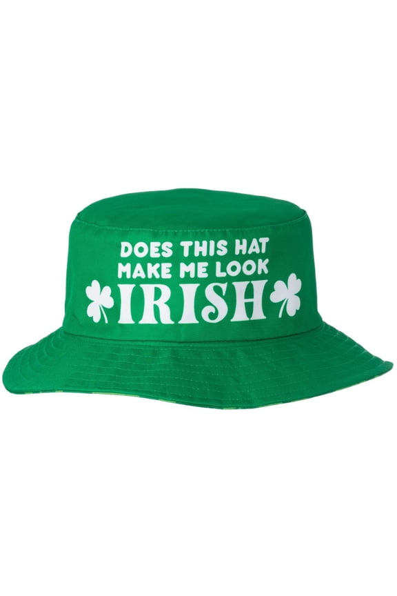 St Patrick's Day Reversible Bucket Hat