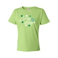 thumbnail image 1 of St. Patrick's Day Sassy Lassy LAT Premium Jersey Short Sleeve T-shirt-Key Lime-xxl, 1 of 4