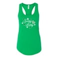 thumbnail image 1 of St. Patrick's Day Sassy Lassy Ladies Racerback Tank Top-Kelly Green-xxl, 1 of 4
