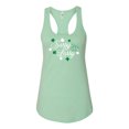 thumbnail image 1 of St. Patrick's Day Sassy Lassy Ladies Racerback Tank Top-Mint-xxl, 1 of 4