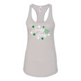 thumbnail image 1 of St. Patrick's Day Sassy Lassy Ladies Racerback Tank Top-Silver-xxl, 1 of 4