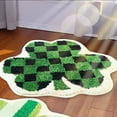 thumbnail image 1 of St. Patrick's Day Shamrock Bathroom Rugs Green Clover Bath Mat Washable Kitchen Rugs Nonslip Doormats Decorations for Living Room Kitchen Bedroom, 23.62 Inch, 1 of 6