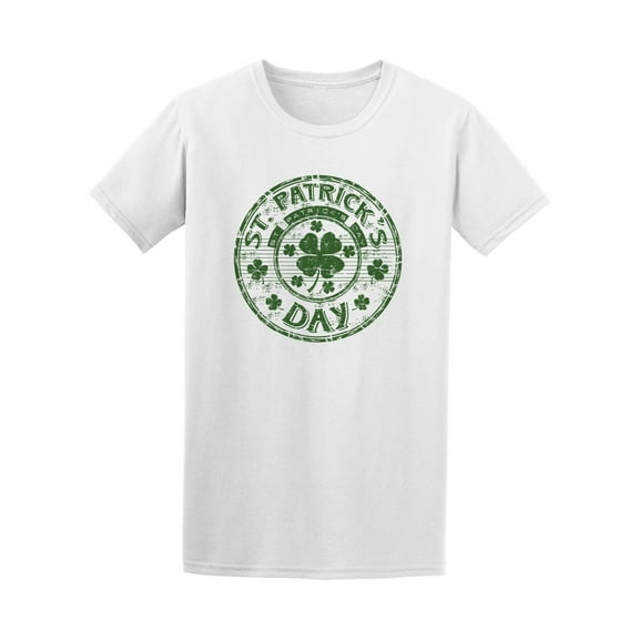 St Patrick's Day Shamrock Clover Tee - Men T-Shirt, Large