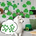 thumbnail image 1 of St Patrick's Day Shamrock Hanging Decorations, Green Clover Banner Garland For Irish Holiday Party Home Classroom Ceiling Wall Decor Supplies, 1 of 7