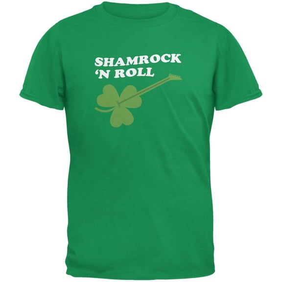 St. Patrick's Day - Shamrock 'N Roll Irish Green Youth T-Shirt - Youth Medium