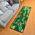 thumbnail image 1 of St. Patrick's Day Shamrock Runner Rug - 24"x72" Ultra Soft Non-Slip Floor Mat Washable Area Rugs for Kitchen Bathroom Entry Home Decor Gifts, 1 of 7