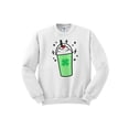 thumbnail image 1 of St. Patrick's Day Shamrock Shake Sweatshirt Medium White, 1 of 1
