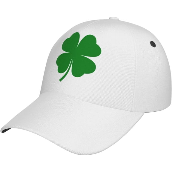 St Patrick's Day Shamrocks Baseball Caps for Women Men Clover Hat Adjustable Trucker Hat Irish Gifts