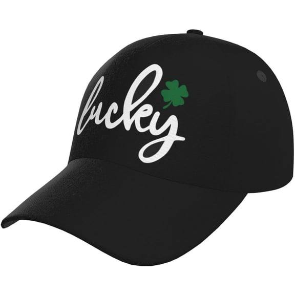 St Patrick's Day Shamrocks Baseball Caps for Women Men Clover Hat Adjustable Trucker Hat Irish Gifts