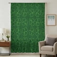 thumbnail image 1 of St. Patrick's Day Sheer Curtains 63 Inches Long, Spring Green Shamrock Lucky Leaves Light Filering Curtains, Breathable Simi Curtain Privacy Drapes for Living Room Bedroom Window Treatment, 1 of 9