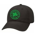 thumbnail image 1 of St. Patrick's Day Shenanigans Squad Clover Embroidered Unisex Adjustable Hat Baseball Cap, Black, 1 of 4