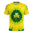 thumbnail image 1 of St Patrick's Day Shirt Men O Neck Printed Short Sleeve T-Shirt Novelty 3D Graphic T Shirts Irish Green Blouse Casual Summer Tops, 1 of 8