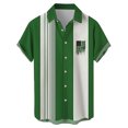thumbnail image 1 of St. Patrick's Day Shirt Men, Short Sleeve Shirt Button Up Men, Fashion Men Casual Turndown Collar Shirts Short Sleeved Button Shirt Tops, 1 of 3