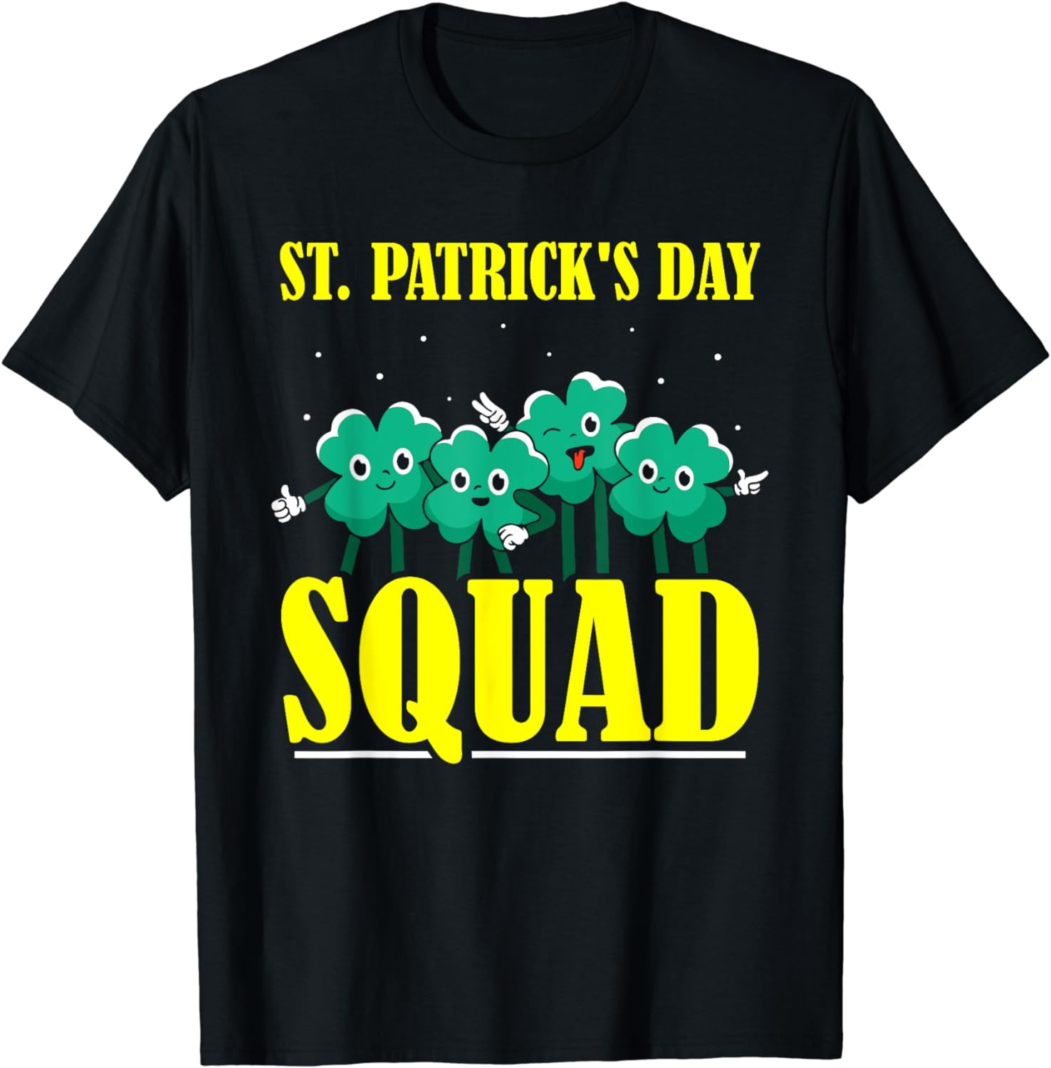 St Patrick's Day Squad Team Ireland St. Patricks Day Irish T-Shirt ...