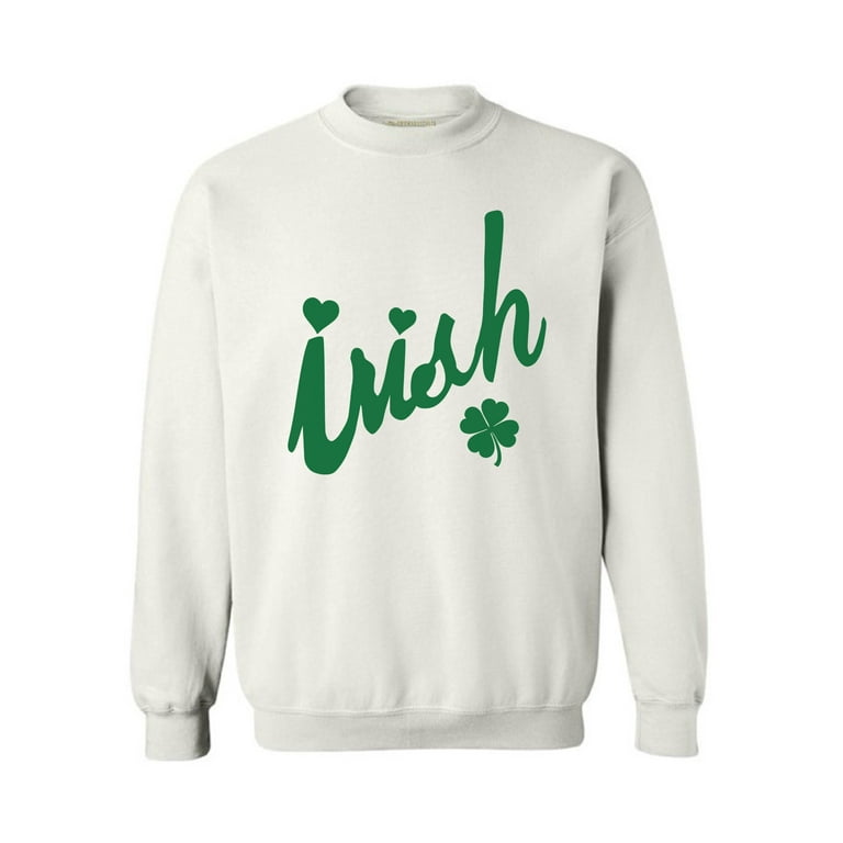 White crew neck sweatshirt walmart sale