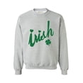 thumbnail image 1 of St. Patrick's Day St. Patricks Day - Irish clover lucky Irish Green Adult Crew Neck Sweatshirt, 1 of 5