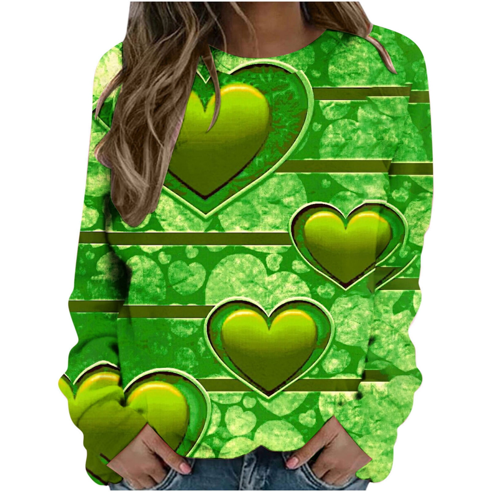 St patrick's day online sweatshirt womens