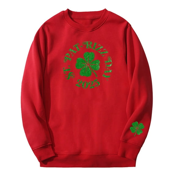 St. Patrick's Day Sweatshirt Streetwear Classical Casual Unisex Crewneck sweatshirts