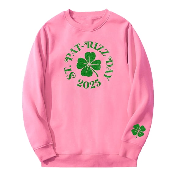 St. Patrick's Day Sweatshirt Streetwear Classical Casual Unisex Crewneck sweatshirts