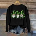 thumbnail image 1 of St. Patrick's Day Sweatshirt, Women Long Sleeve Round Neck Sweatshirt, Women's Casual St. Patrick's Day Printed Sweatshirts Tops Comfortable Crew Neck Long Sleeved Hoodie Sweatshirt, 1 of 6
