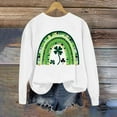 thumbnail image 1 of St. Patrick's Day Sweatshirt, Women Long Sleeve Round Neck Sweatshirt, Women's Casual St. Patrick's Day Printed Sweatshirts Tops Comfortable Crew Neck Long Sleeved Hoodie Sweatshirt, 1 of 6