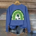 thumbnail image 1 of St. Patrick's Day Sweatshirt, Women Long Sleeve Round Neck Sweatshirt, Women's Casual St. Patrick's Day Printed Sweatshirts Tops Comfortable Crew Neck Long Sleeved Hoodie Sweatshirt, 1 of 6