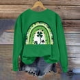 thumbnail image 1 of St. Patrick's Day Sweatshirt, Women Long Sleeve Round Neck Sweatshirt, Women's Casual St. Patrick's Day Printed Sweatshirts Tops Comfortable Crew Neck Long Sleeved Hoodie Sweatshirt, 1 of 1