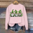 thumbnail image 1 of St. Patrick's Day Sweatshirt, Women Long Sleeve Round Neck Sweatshirt, Women's Casual St. Patrick's Day Printed Sweatshirts Tops Comfortable Crew Neck Long Sleeved Hoodie Sweatshirt, 1 of 6
