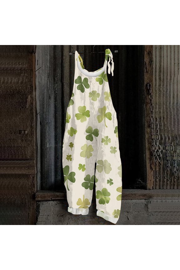 St.Patrick's Day T-shirt Women - Irish Lucky Clover 3/4 Sleeve Shirt, Fashion Shamrock Green Shirt, Costume for St.Patrick's Day|Style CMint GreenL
