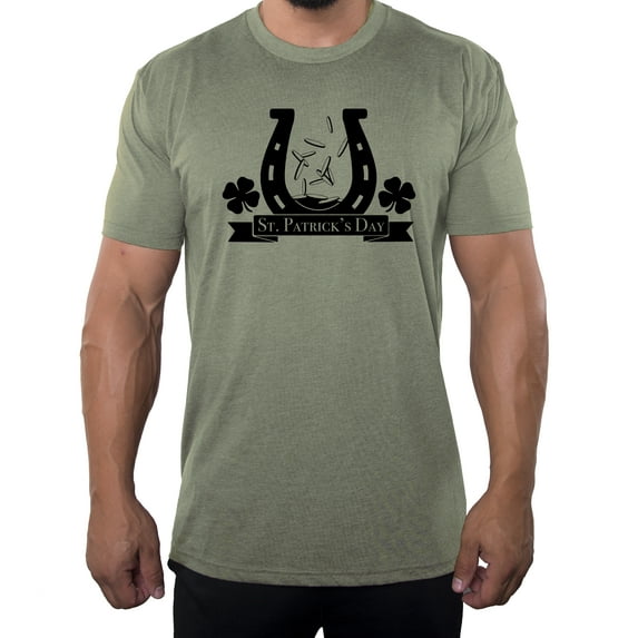 St Patrick's Day T-shirts, Graphic T-shirts, Couples St Patrick's Day Shirts - Horseshoe & Coins