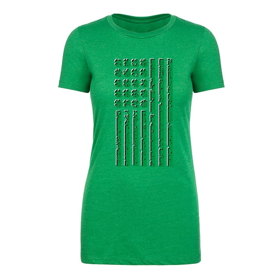 St Patrick's Day T-shirts, Graphic T-shirts, Women's St Patrick's Day Shirts - Flag