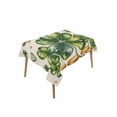 thumbnail image 1 of St Patrick's Day Table Cloth, Waterproof Tablecloth for Rectangle Tables, Green Shamrock Leaf Gold Coin Retro Beige Reusable Washable Fabric Table Cover for Restaurant Kitchen Dining Tables 60"x84", 1 of 9
