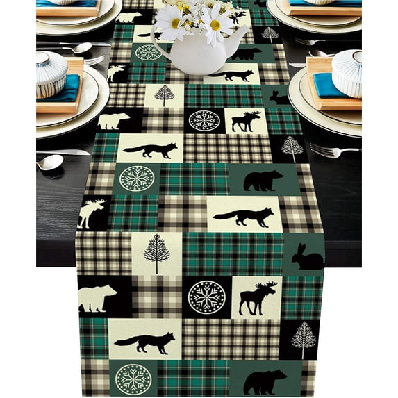 St. Patrick''s Day Table Runner 71 in Long Holiday Family Kitchen Dinning Table Decorative Saint Patrick''s Day Clover Pattern Table Runners for Coffee Table Wedding Party Birthday 13.8 x71 inch