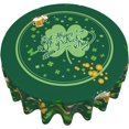 thumbnail image 1 of St. Patrick''s Day Tablecloth Round Table Cover Washable for Kitchen Dining Party Holiday Decor 60 Inch, 1 of 6