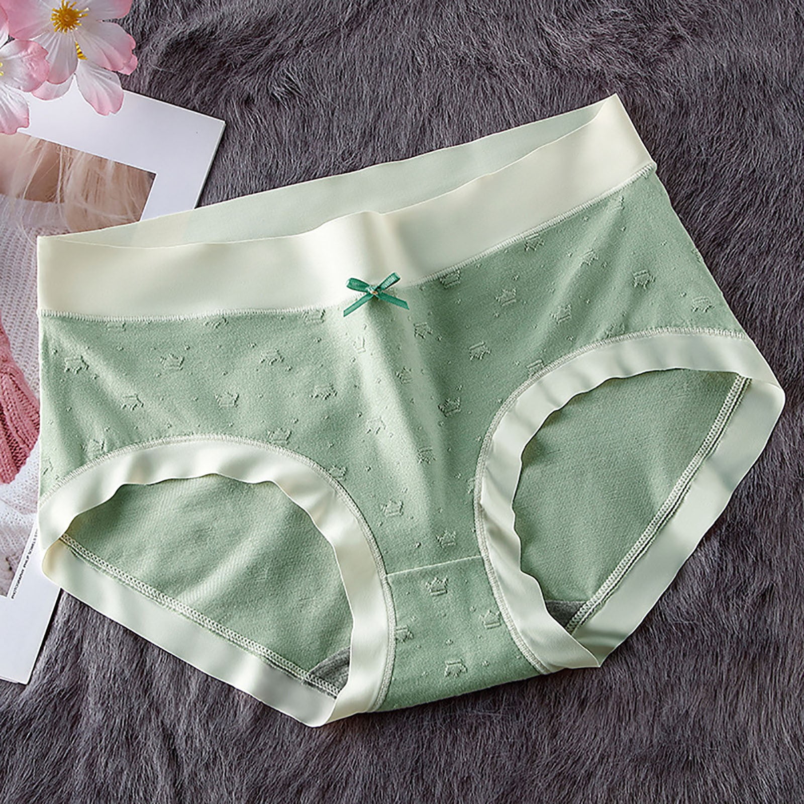 Mother Day Gifts Tawop Sexy Thong Panties for Women Green Hipsters