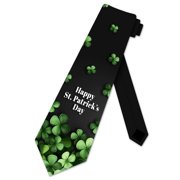 St. Patricks Day Ties Clover Necktie Irish Tie by Three Rooker