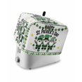 thumbnail image 1 of St. Patrick's Day Toaster Cover 2 Slice, Small Kitchen Appliance Covers, Green Shamrock Gnomes Gold Coin Spring Toaster Oven Cover with Loop, Bread Machine Cover Polyester Dust Cover Protection, 1 of 4