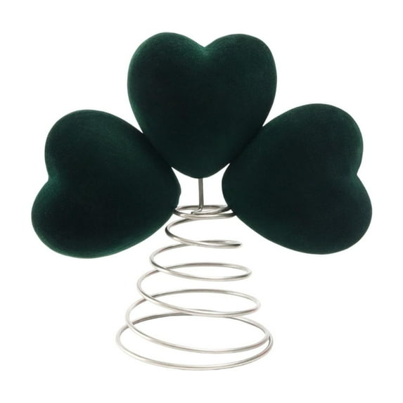St. Patrick's Day Trefoil Tree Topper, Cloverleaf Christmas Decoration, Lightweight and Durable Ornament for Medium and Large Trees, Ideal Holiday Gift for Family and Friends