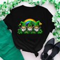 thumbnail image 1 of St. Patrick's Day Tshirt, Short Sleeve T Shirts for Women, Round Neck Tops Women's New St. Patrick's Day Pullover Printed Tee Shirts Crew-Neck Short-Sleeved Casual Fashion Tops, 1 of 5