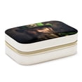 thumbnail image 1 of St. Patrick's Day Velvet Portable Jewelry Stand with Removable Compartment - Organizer Box, Necklace Holder, Jewelry Display - Gift, 1 of 7