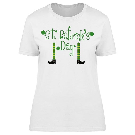 St. Patrick's Day W/legs T-Shirt Women -Image by Shutterstock, Female x-Large