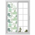 thumbnail image 1 of St. Patrick's Day Window Privacy Film, Green Ombre Lucky Clovers Static Cling UV Sun Blocking Heat Control Window Tint Day and Night, Non-Adhesive Reusable One Way Windows Privacy Cover 17.7''x78.7'', 1 of 7