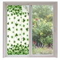 thumbnail image 1 of St. Patrick's Day Window Privacy Film, Spring Green Botanical Lucky Clovers Static Cling UV Sun Blocking Heat Control Window Tint Day and Night, Non-Adhesive One Way Privacy Cover 35.4''x78.7'', 1 of 7