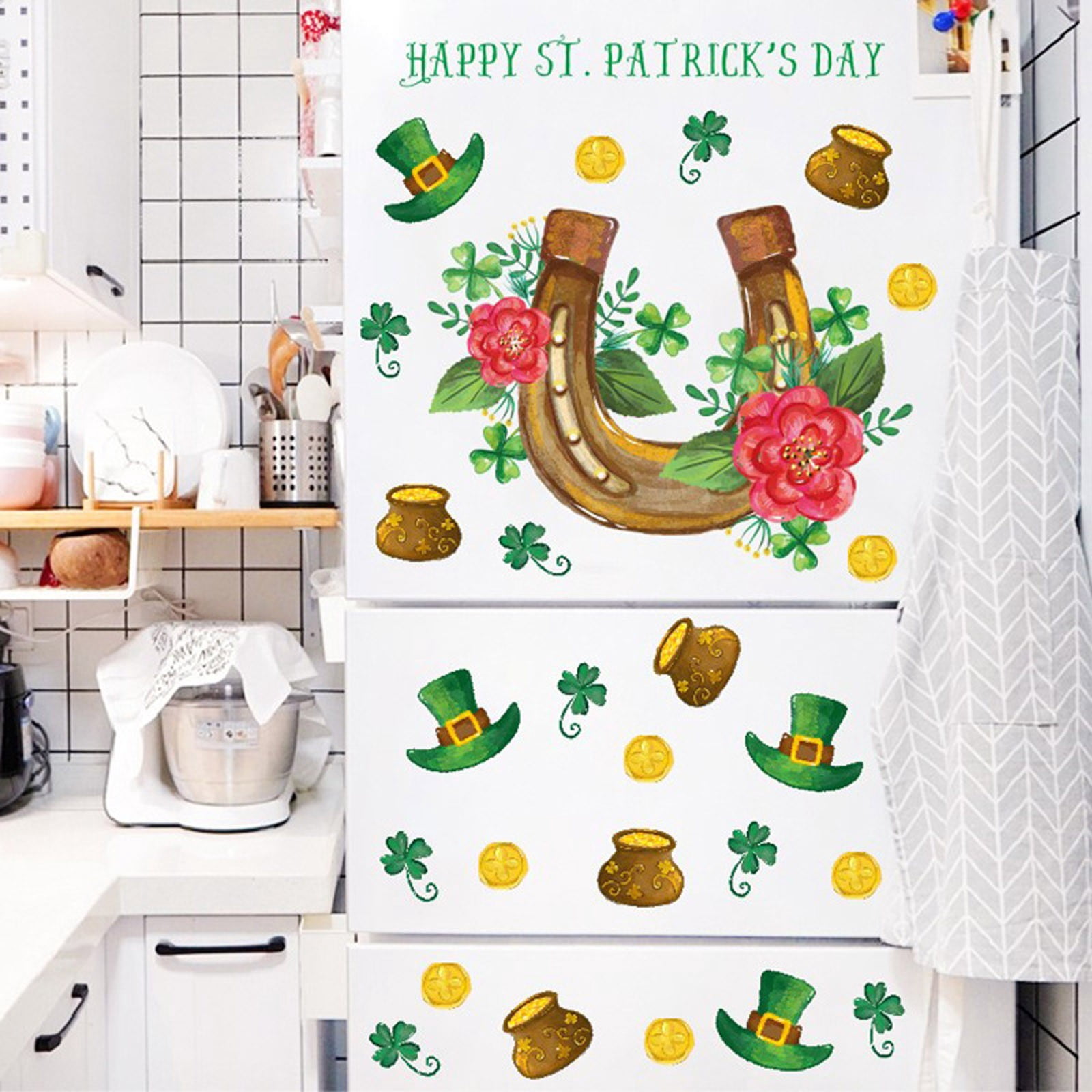 Window Stickers Irish St. Patrick's Day Window & Wall Stickers - Irish Holiday Decor ...