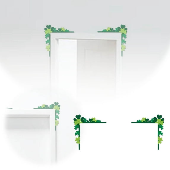 St Patrick's Day Wooden Door Hanging Decoration Irish Home for Indoor Outdoor Room Frames St Patrick's Day Decorations