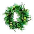 thumbnail image 1 of St.Patrick's Day Wreath 20-inch Green Four-Leaf Clover Irish Day Wreath St.Patrick's Day Holiday Decoration Front Porch Party Spring Yard Decoration(Green), 1 of 8