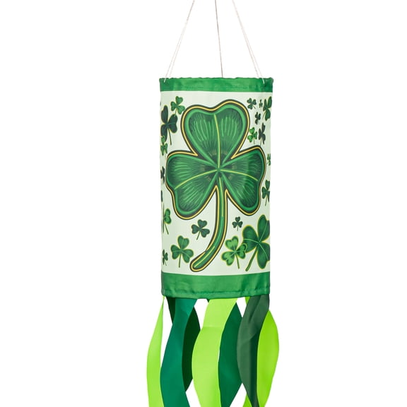 St Patrick's Days Shamrock Windsock