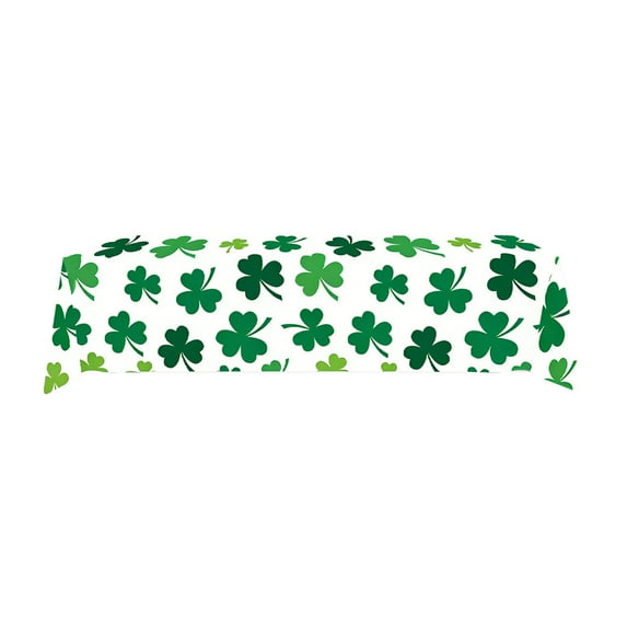 St. Patrick's Decor Tablecloth Shamrocks Themed Party Tablecloths Rectangle Plastic Tablecloth for Holiday Party Decorations(107.8x53.9IN)