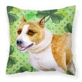 thumbnail image 1 of St Patrick's Design with Dog Fabric Decorative Pillow, 1 of 4